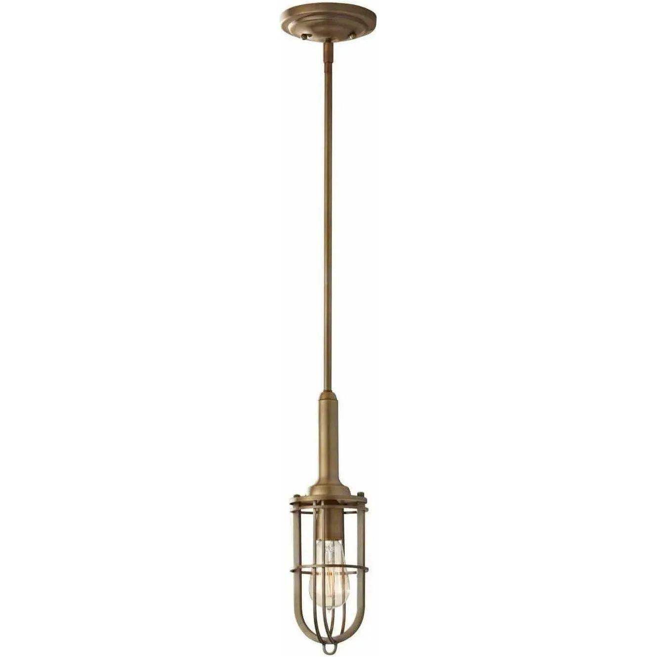 Generation Lighting - Urban Renewal Closed Cage Pendant - P1240DAB | Montreal Lighting & Hardware