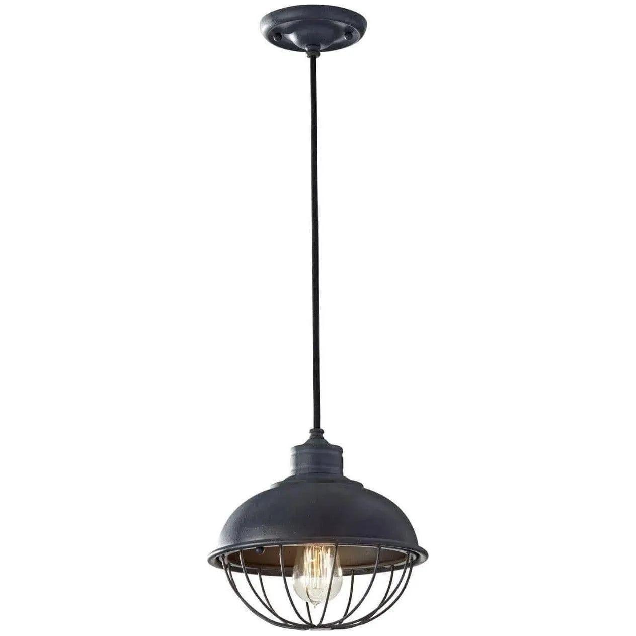 Generation Lighting - Urban Renewal Round Cage Pendant - P1242AF | Montreal Lighting & Hardware