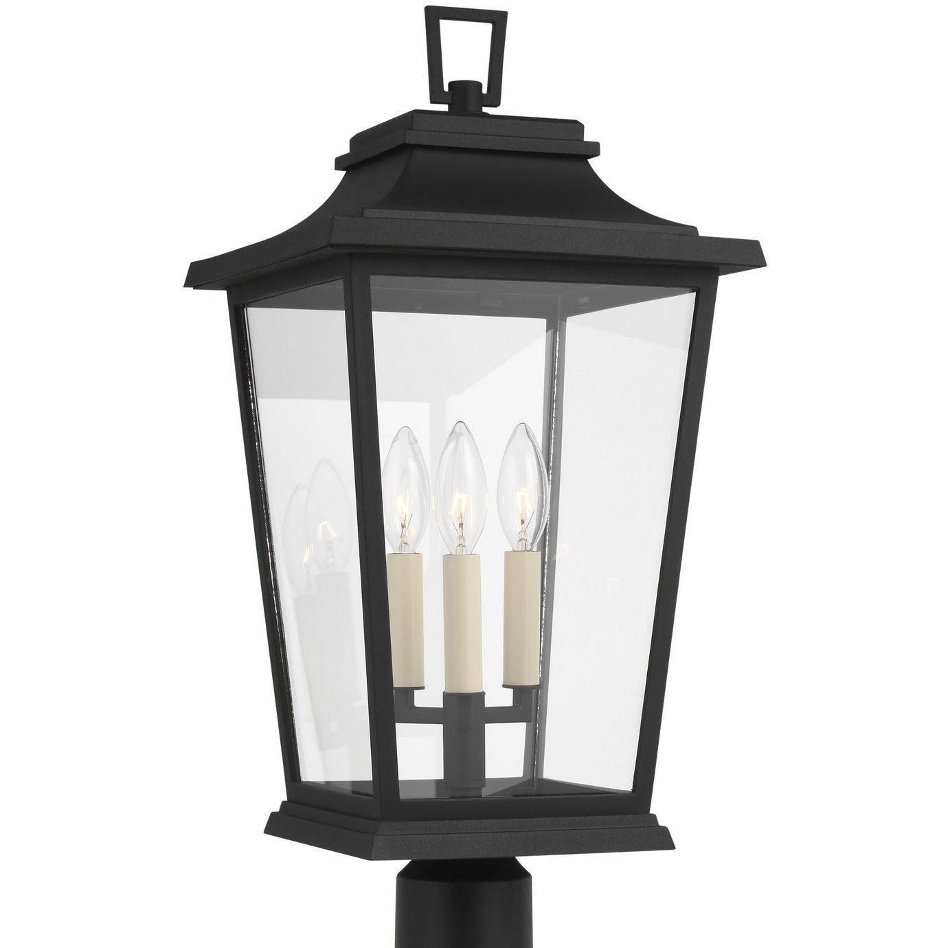 Generation Lighting - Warren Outdoor Post Lantern - OL15407TXB | Montreal Lighting & Hardware