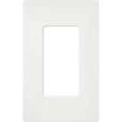Lutron SC-2-GL Claro & Satin Colors Wallplate in Satin Glacier White