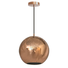 Dounia Home - DH-NAJTREGLO-MD-PC - Najma Trellis Globe Pendant Light - Polished Copper