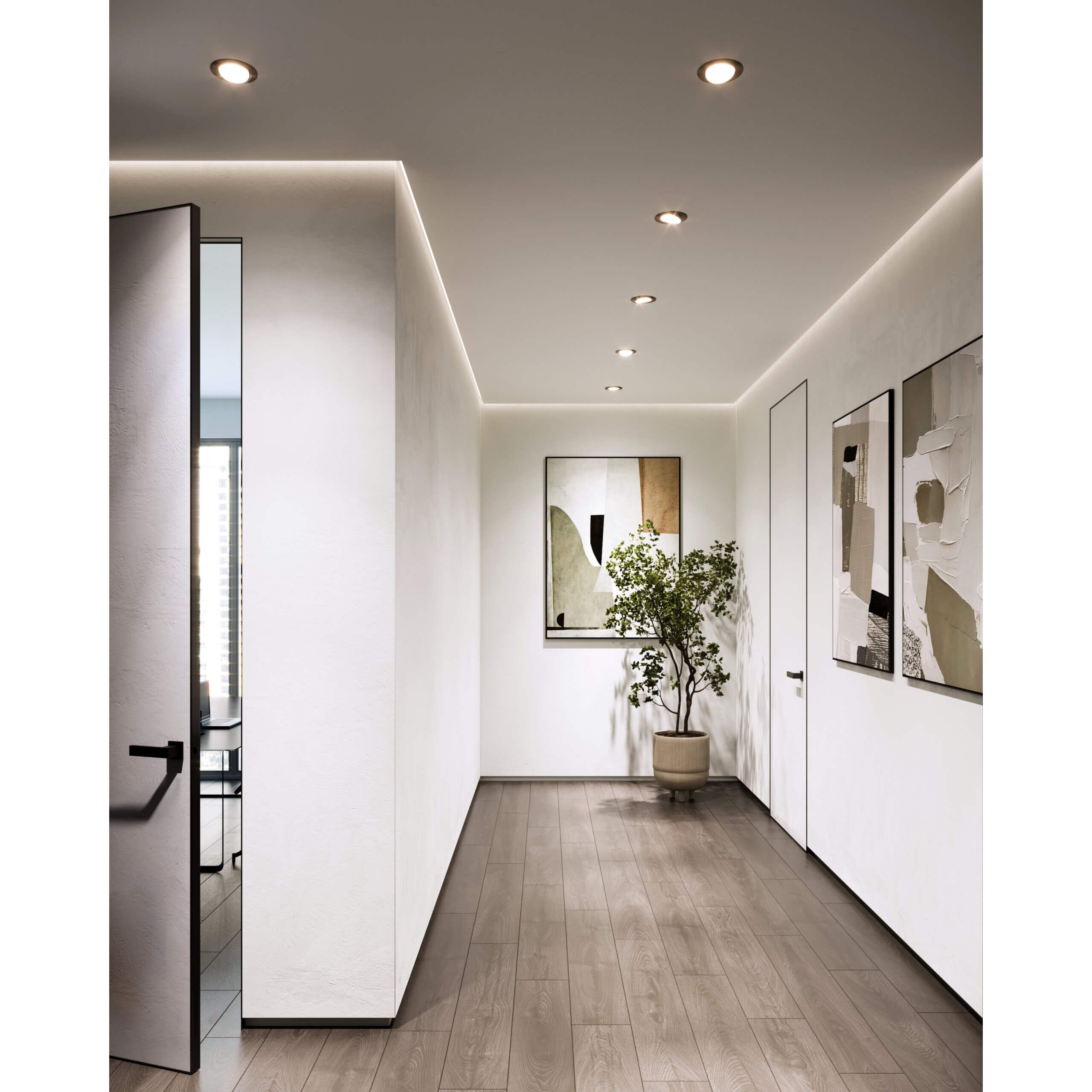 4″ Slim Gimbal Recessed Panel Light