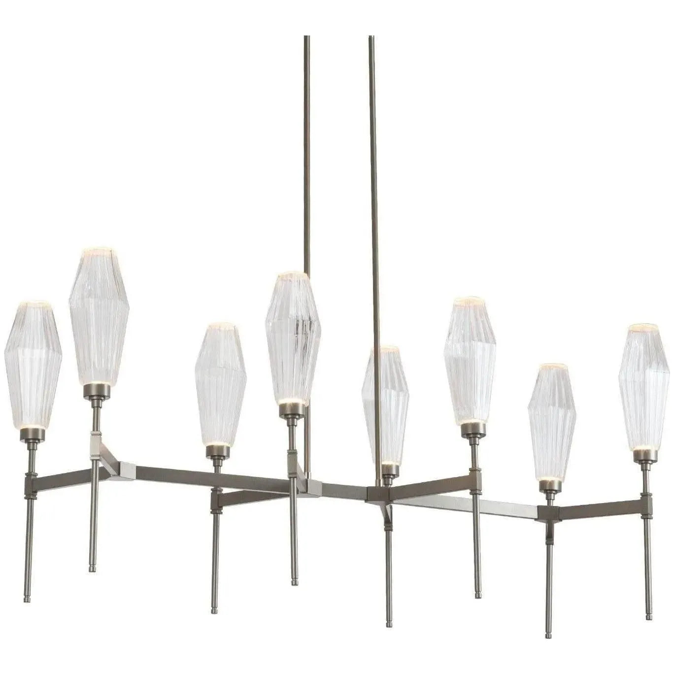 Hammerton Studio - Aalto Linear Belvedere Suspension, 48-Inch - PLB0049-48-BS-RA-001-L1 | Montreal Lighting & Hardware