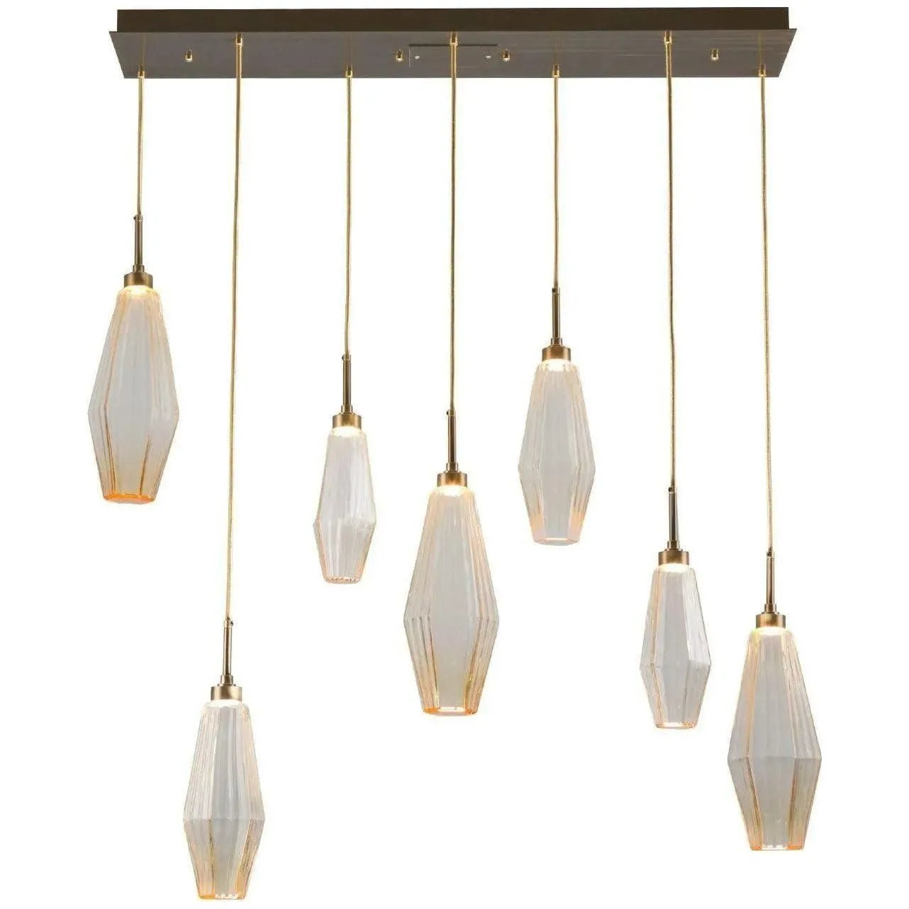 Hammerton Studio - Aalto Linear Multi-Port, 7-Light - PLB0049-07-BS-RA-C01-L1 | Montreal Lighting & Hardware