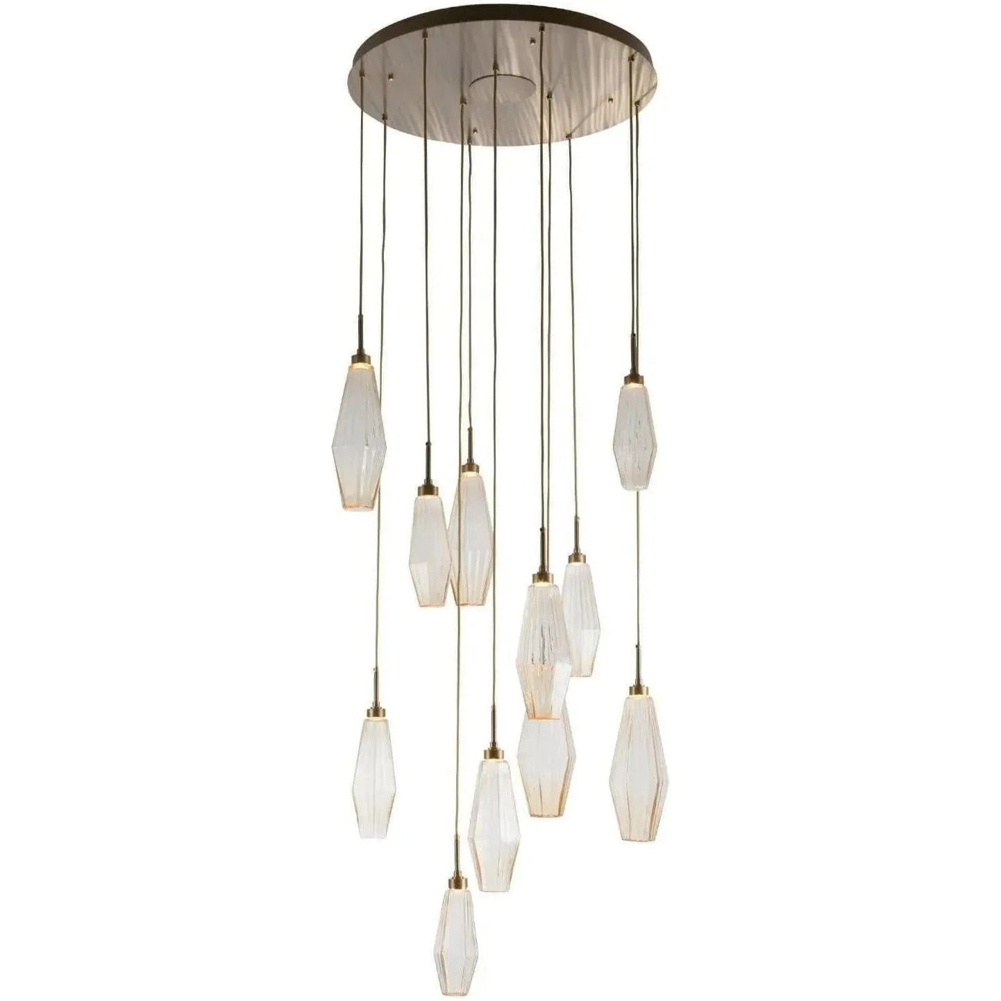 Hammerton Studio - Aalto Round Multi-Port, 11-Light - CHB0049-11-BS-RA-C01-L1 | Montreal Lighting & Hardware