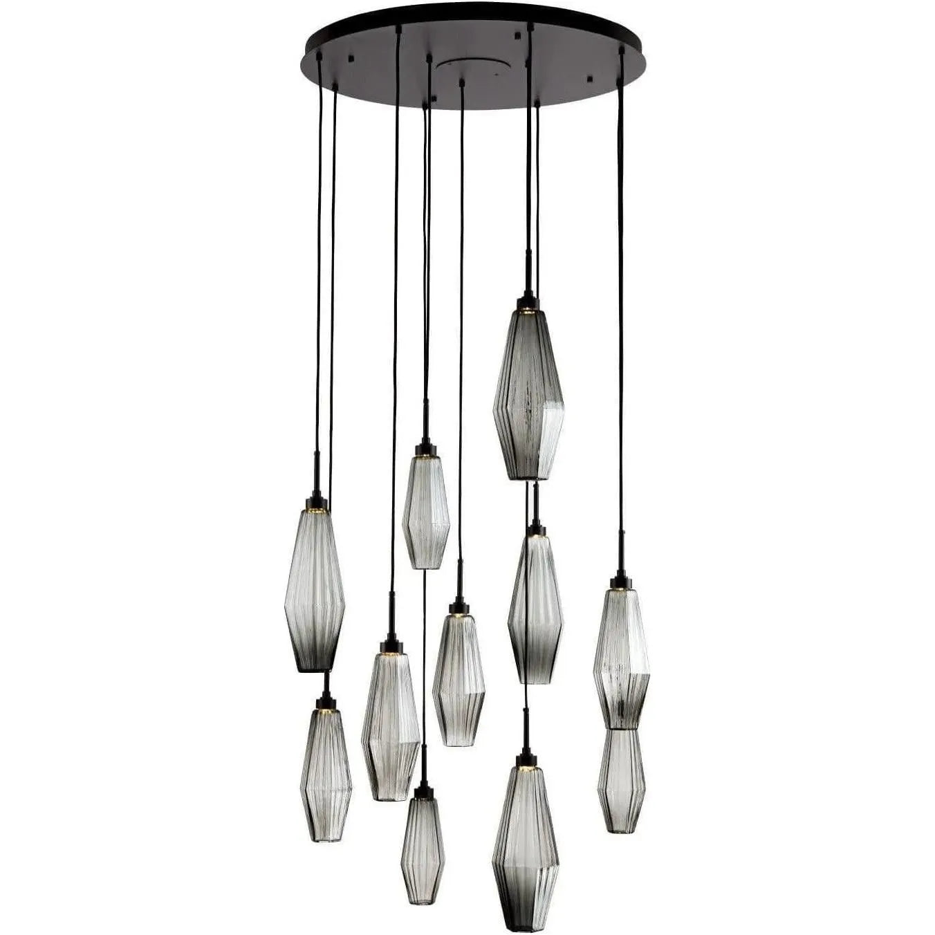 Hammerton Studio - Aalto Round Multi-Port, 11-Light - CHB0049-11-BS-RA-C01-L1 | Montreal Lighting & Hardware