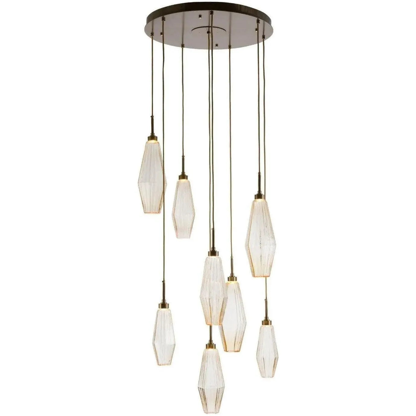 Hammerton Studio - Aalto Round Multi-Port, 8-Light - CHB0049-08-HB-RA-C01-L1 | Montreal Lighting & Hardware
