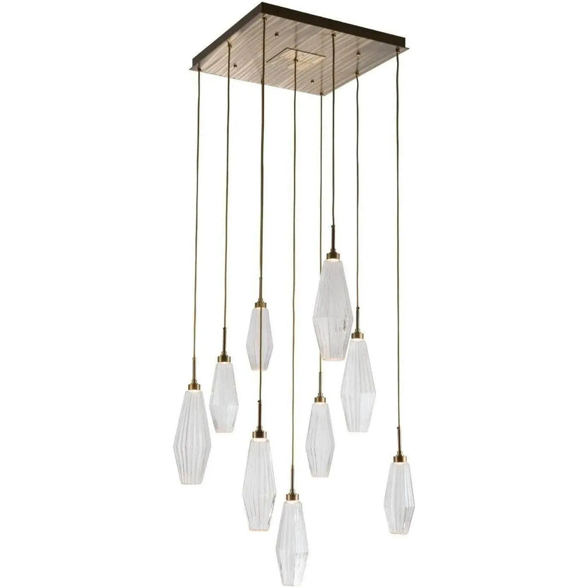Hammerton Studio - Aalto Square Multi-Port, 9-Light - CHB0049-09-HB-RC-C01-L1 | Montreal Lighting & Hardware