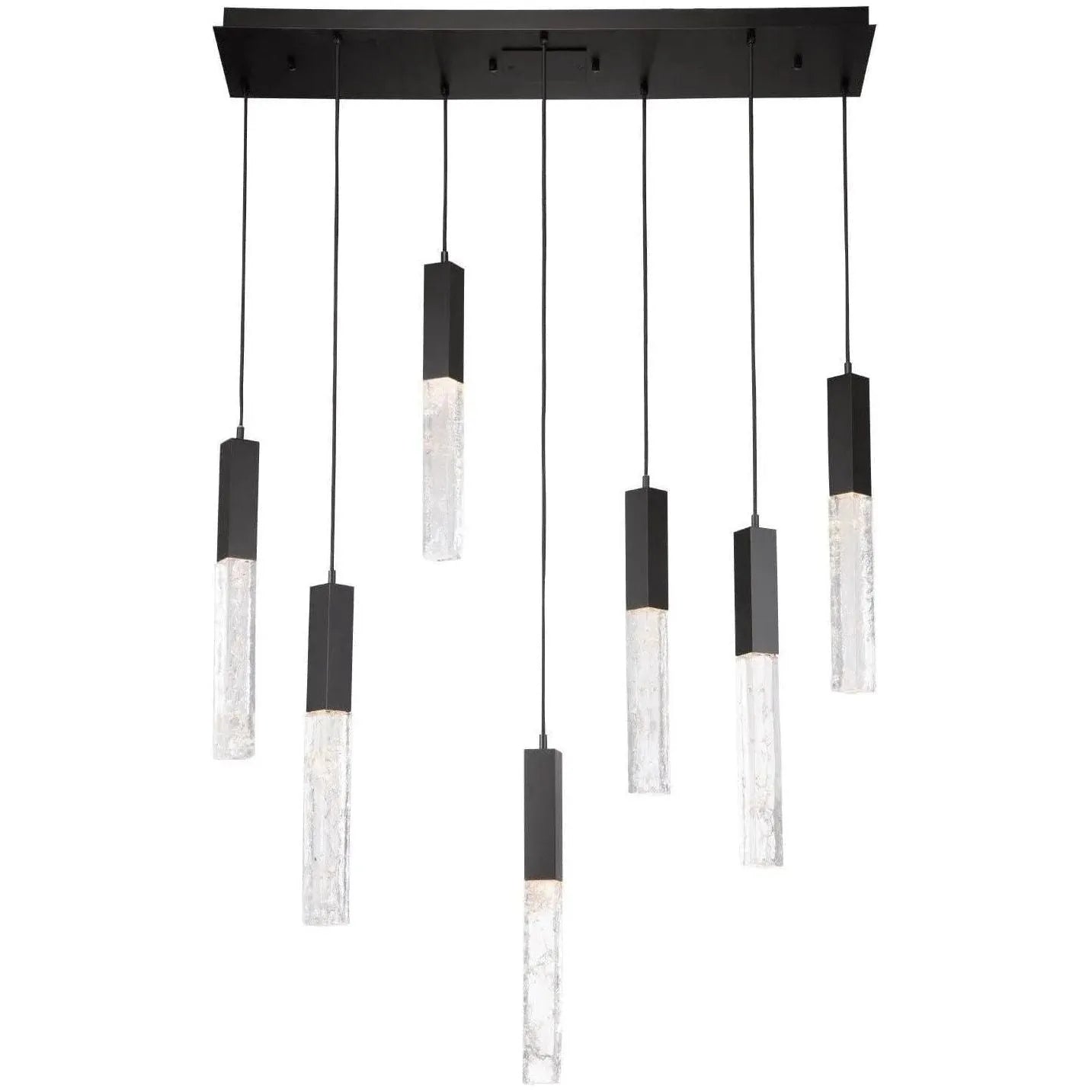 Hammerton Studio - Axis Linear Multi-Port, 7-Light - PLB0060-07-BS-GC-C01-L1 | Montreal Lighting & Hardware