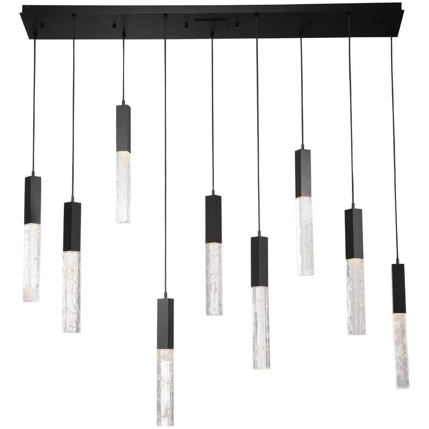 Hammerton Studio - Axis Linear Multi-Port, 9-Light - PLB0060-09-BS-GC-C01-L1 | Montreal Lighting & Hardware