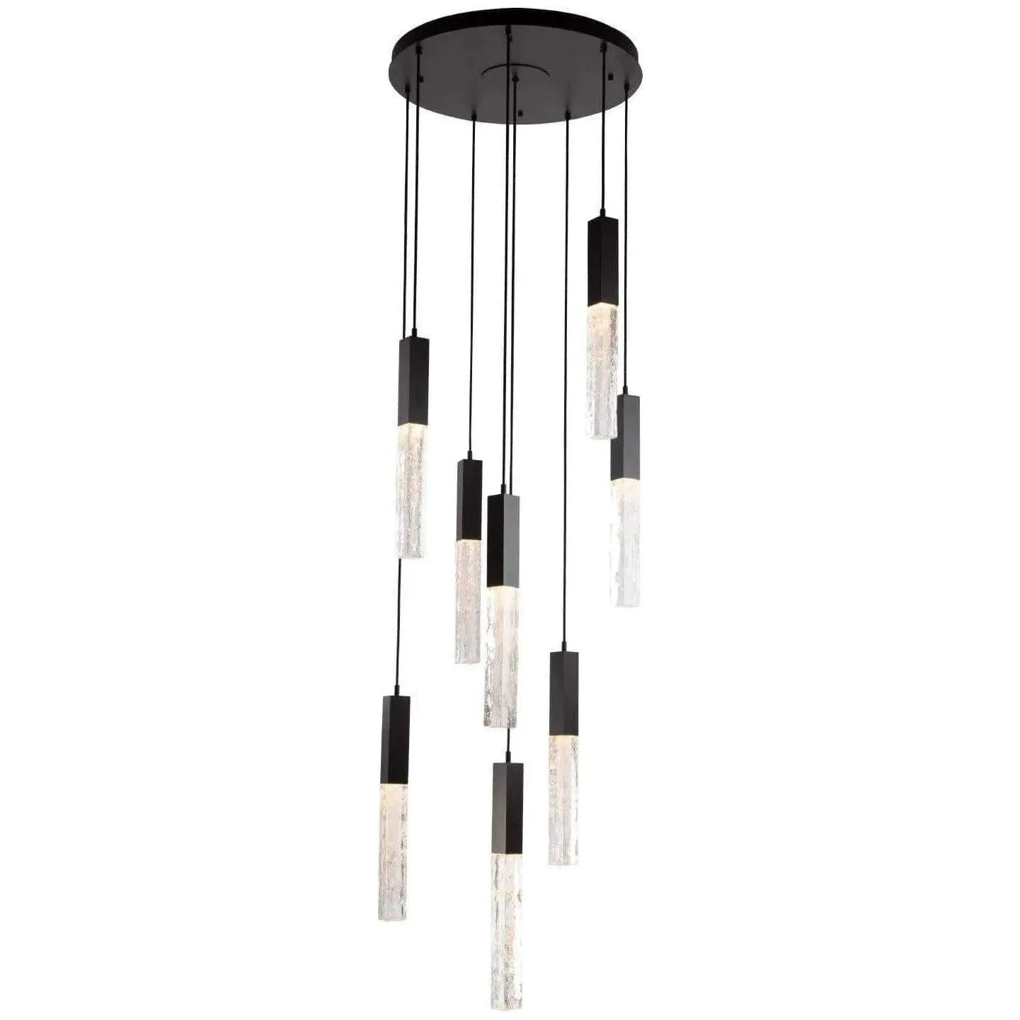 Hammerton Studio - Axis Multi-Port, 8-Light - CHB0060-08-BS-GC-C01-L1 | Montreal Lighting & Hardware