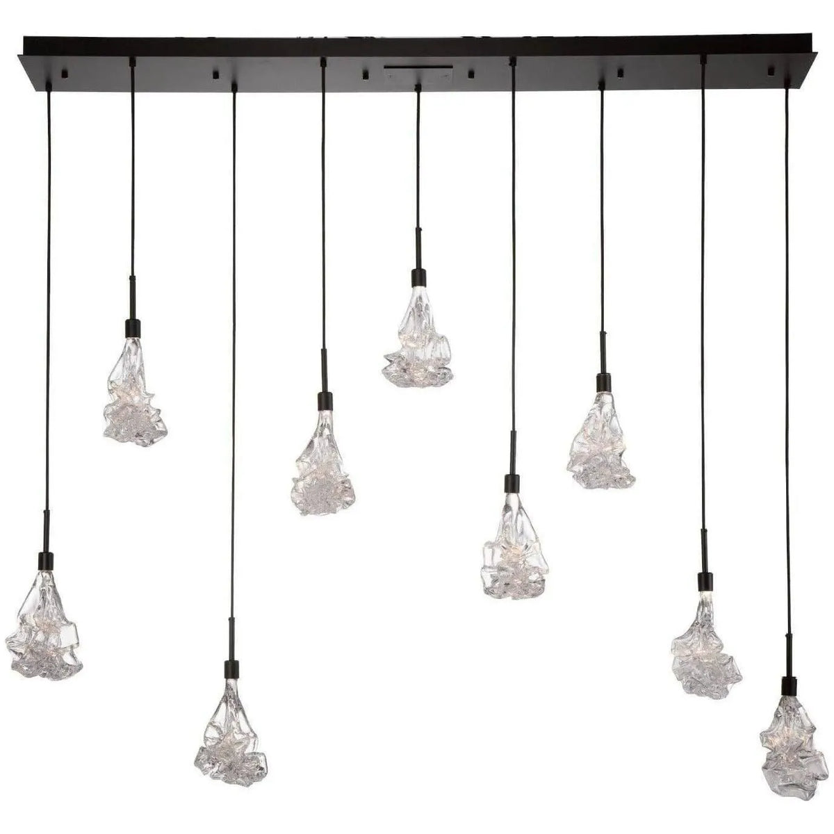 Hammerton Studio - Blossom Linear Multi-Port , 9-Light - PLB0059-09-BS-BC-C01-L1 | Montreal Lighting & Hardware