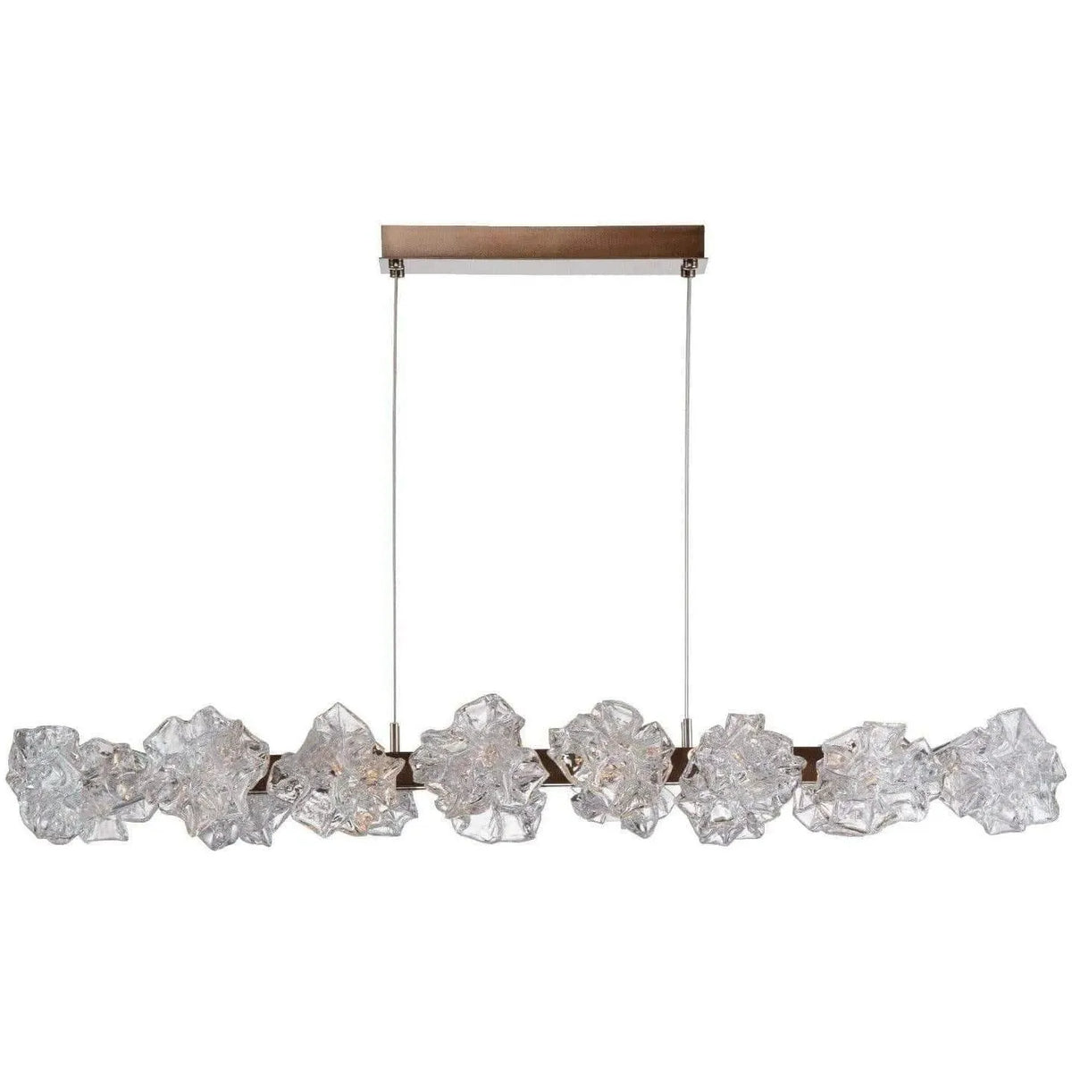Hammerton Studio - Blossom Linear Suspension, 48-Inch - PLB0059-48-BS-BC-CA1-L1 | Montreal Lighting & Hardware
