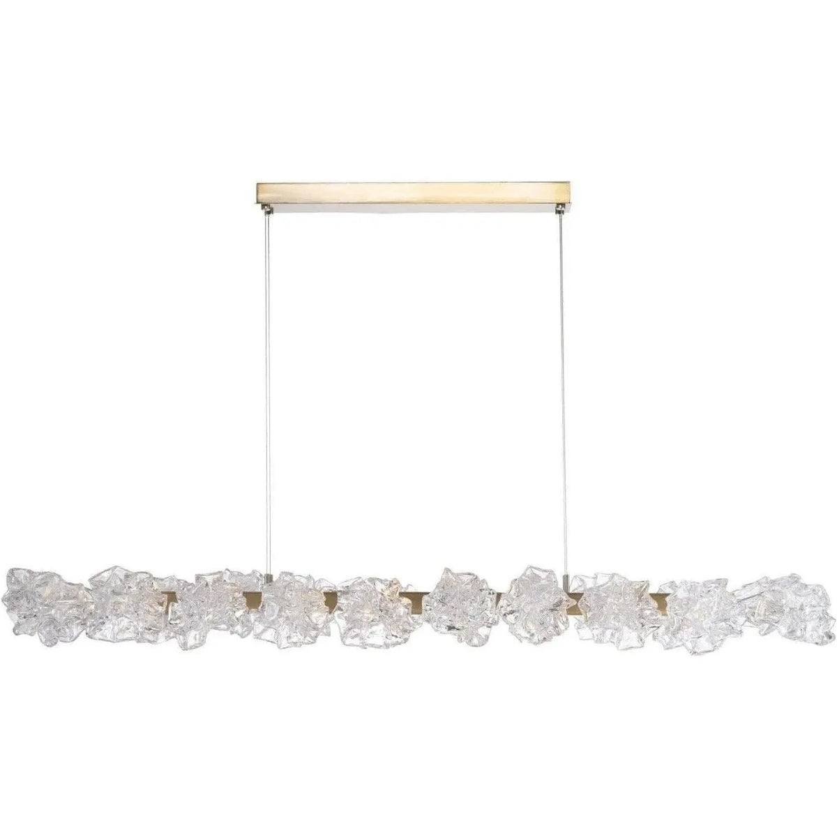Hammerton Studio - Blossom Linear Suspension, 60-Inch - PLB0059-60-BS-BC-CA1-L1 | Montreal Lighting & Hardware