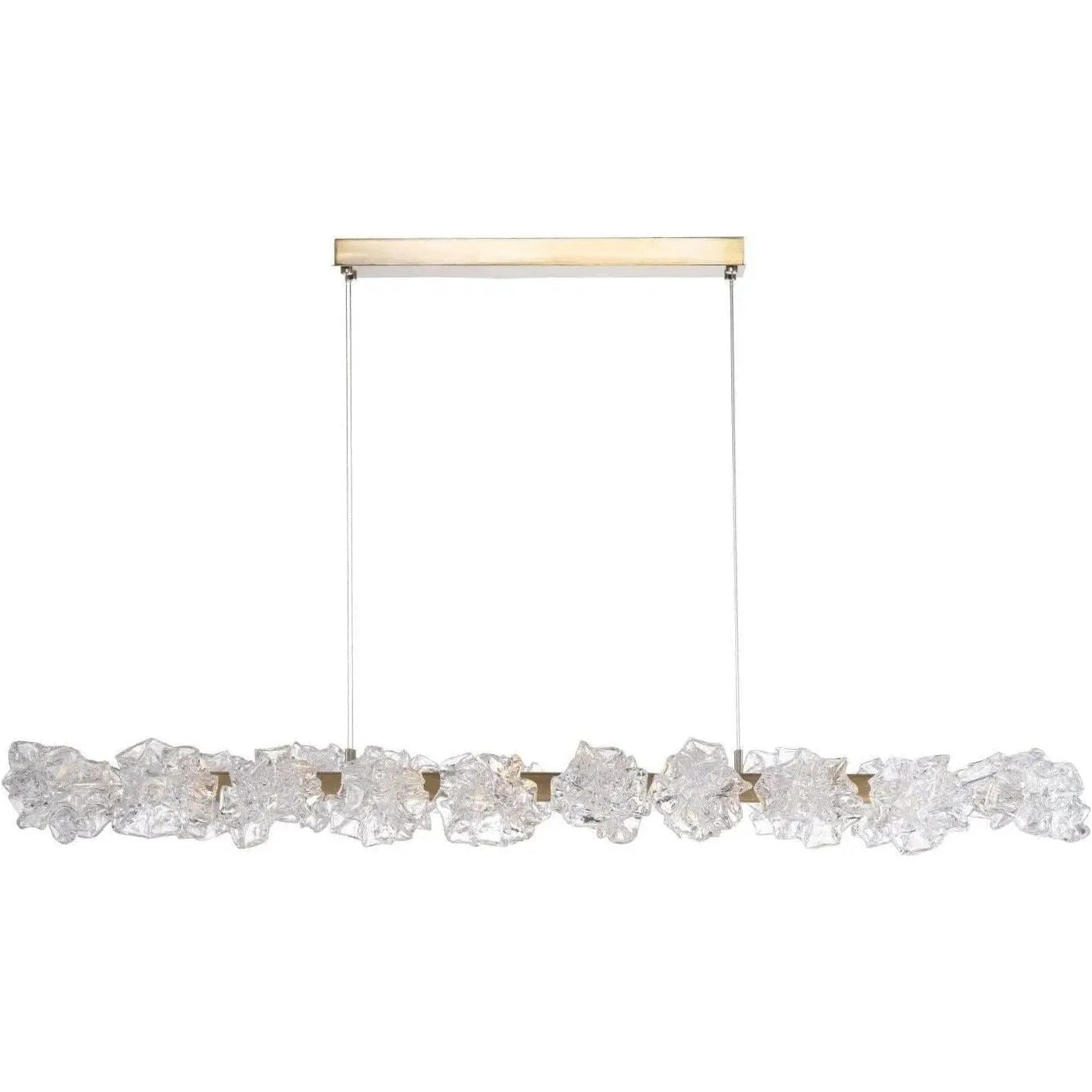Hammerton Studio - Blossom Linear Suspension, 60-Inch - PLB0059-60-BS-BC-CA1-L1 | Montreal Lighting & Hardware
