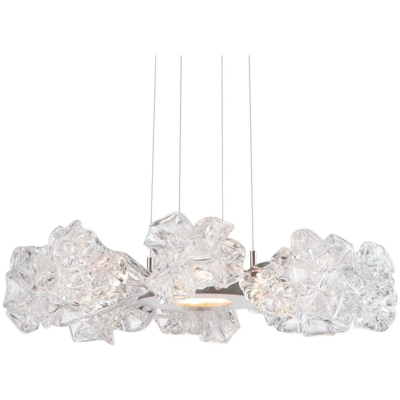 Hammerton Studio - Blossom Ring Chandelier, 24-Inch - CHB0059-24-BS-BC-CA1-L1 | Montreal Lighting & Hardware