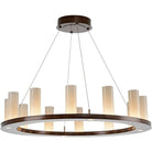 Hammerton Studio - Carlyle Corona Ring Chandelier, 34-Inch - CHB0033-0D-RB-LA-CA1-L1 | Montreal Lighting & Hardware