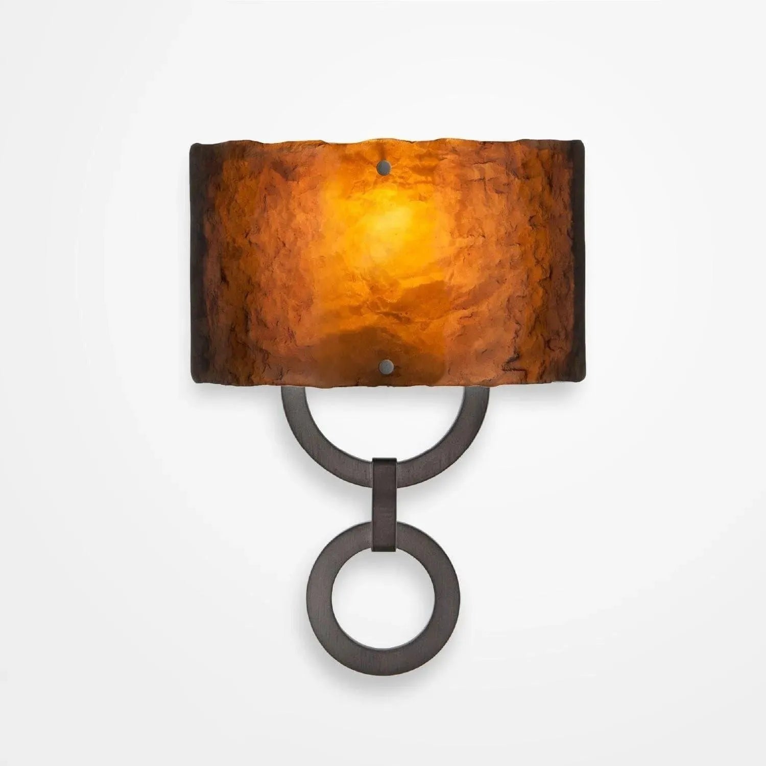 Hammerton Studio - Carlyle Round Link Cover Sconce - CSB0033-0D-GM-BG-E2 | Montreal Lighting & Hardware