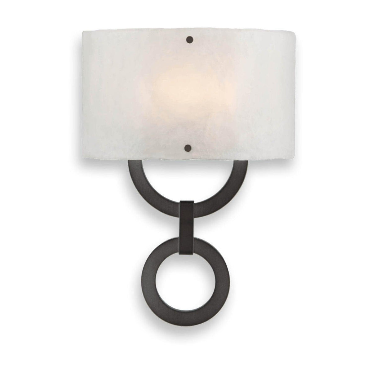 Hammerton Studio - Carlyle Round Link Cover Sconce - CSB0033-0D-GM-FG-E2 | Montreal Lighting & Hardware