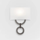 Hammerton Studio - Carlyle Round Link Cover Sconce - CSB0033-0D-SN-SH-E2 | Montreal Lighting & Hardware