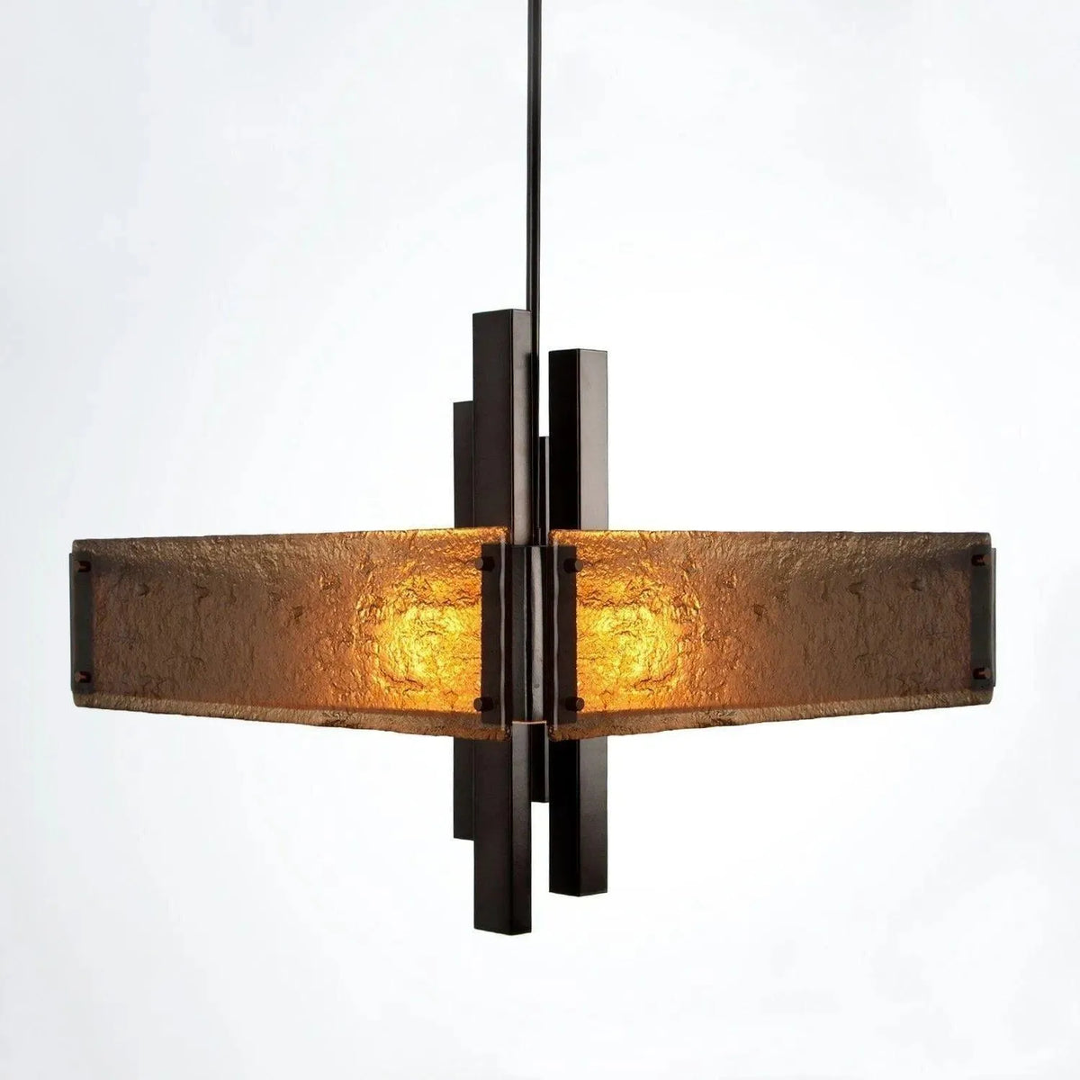 Hammerton Studio - Carlyle Square Chandelier, 24-Inch - CHB0033-0A-GM-BG-001-E2 | Montreal Lighting & Hardware