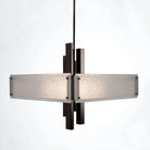 Hammerton Studio - Carlyle Square Chandelier, 24-Inch - CHB0033-0A-GM-FG-001-E2 | Montreal Lighting & Hardware