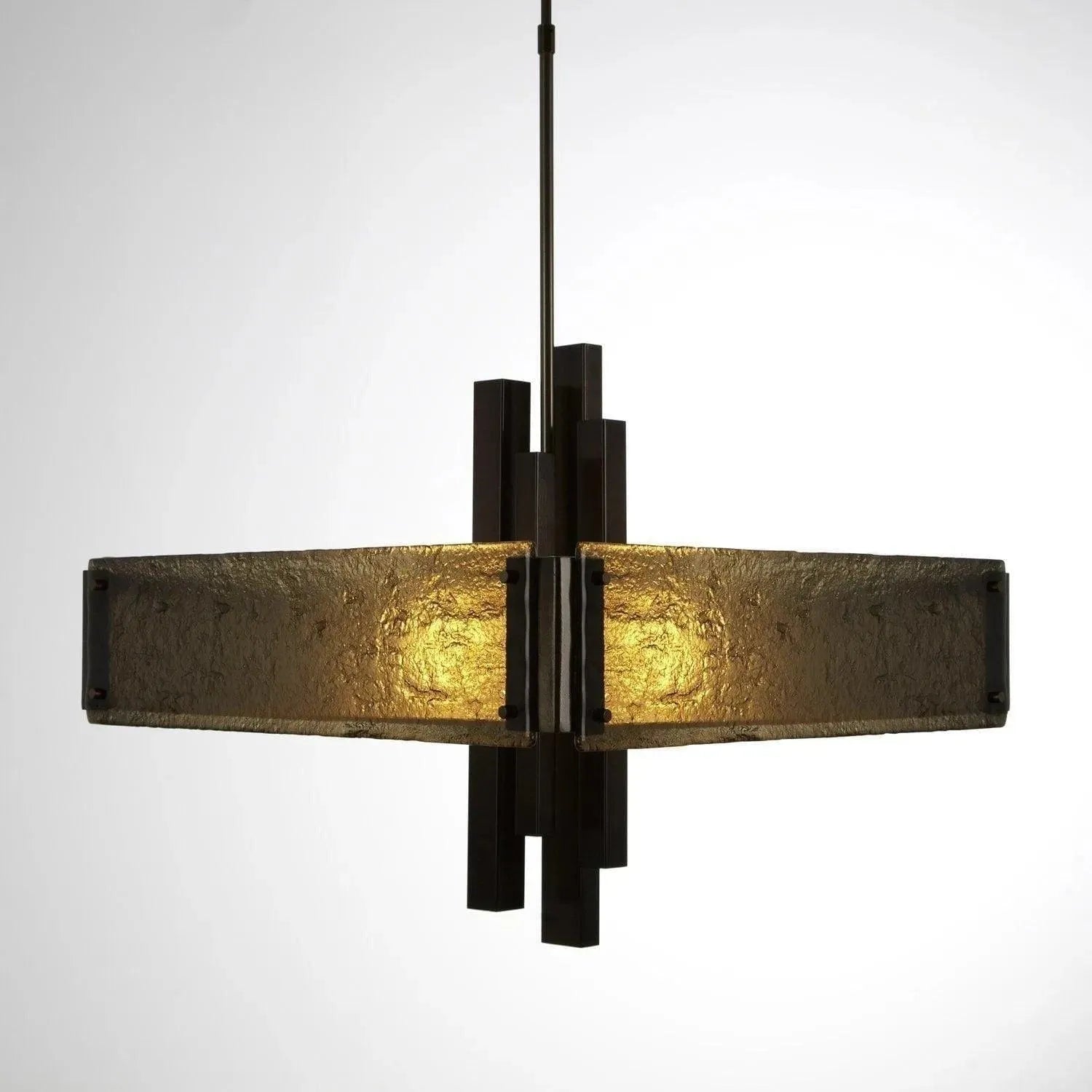 Hammerton Studio - Carlyle Square Chandelier, 24-Inch - CHB0033-0A-RB-BG-001-E2 | Montreal Lighting & Hardware