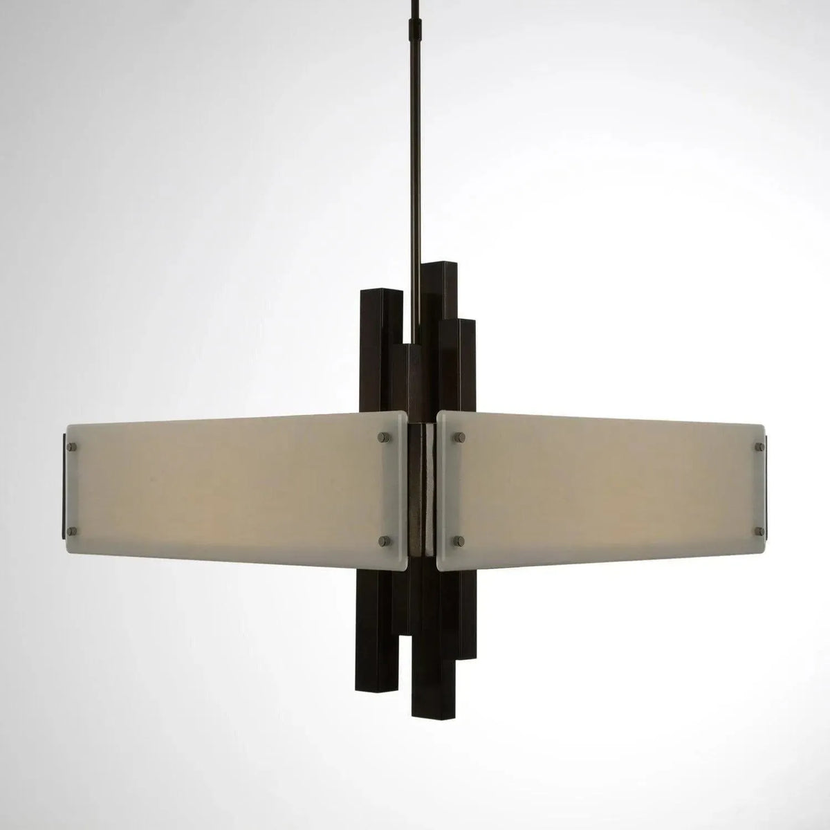 Hammerton Studio - Carlyle Square Chandelier, 24-Inch - CHB0033-0A-RB-IW-001-E2 | Montreal Lighting & Hardware