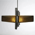 Hammerton Studio - Carlyle Square Chandelier, 24-Inch - CHB0033-0A-SN-BG-001-E2 | Montreal Lighting & Hardware