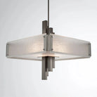Hammerton Studio - Carlyle Square Chandelier, 24-Inch - CHB0033-0A-SN-FG-001-E2 | Montreal Lighting & Hardware