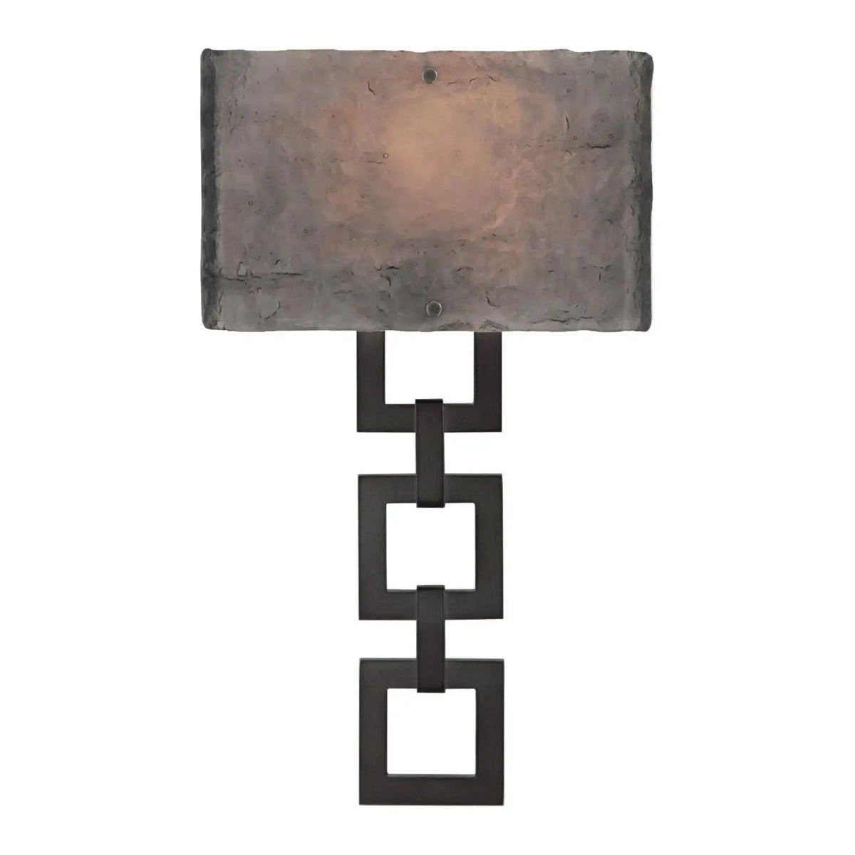 Hammerton Studio - Carlyle Square Link Cover Sconce - CSB0033-0B-GM-SG-E2 | Montreal Lighting & Hardware