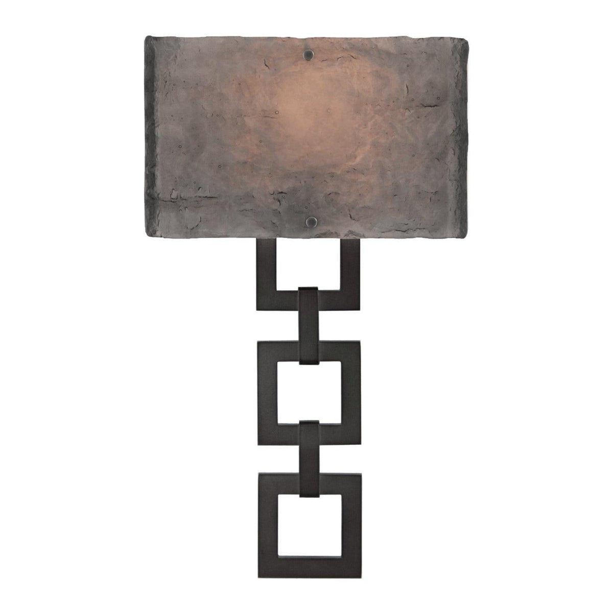 Hammerton Studio - Carlyle Square Link Cover Sconce - CSB0033-0B-GM-SG-E2 | Montreal Lighting & Hardware
