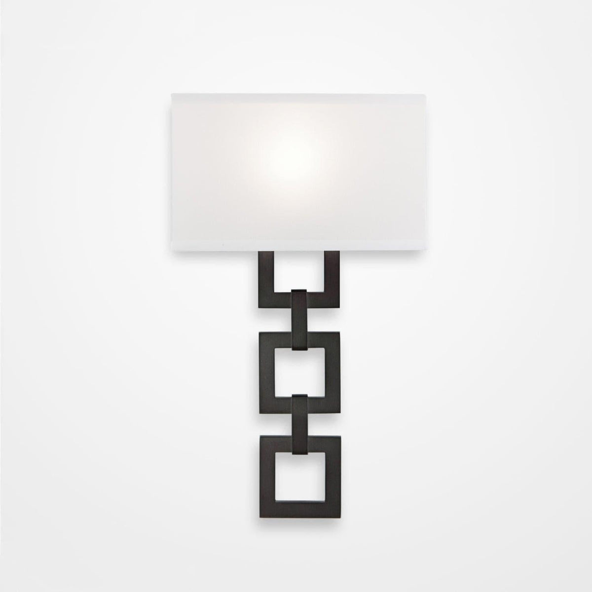 Hammerton Studio - Carlyle Square Link Cover Sconce - CSB0033-0B-GM-SH-E2 | Montreal Lighting & Hardware