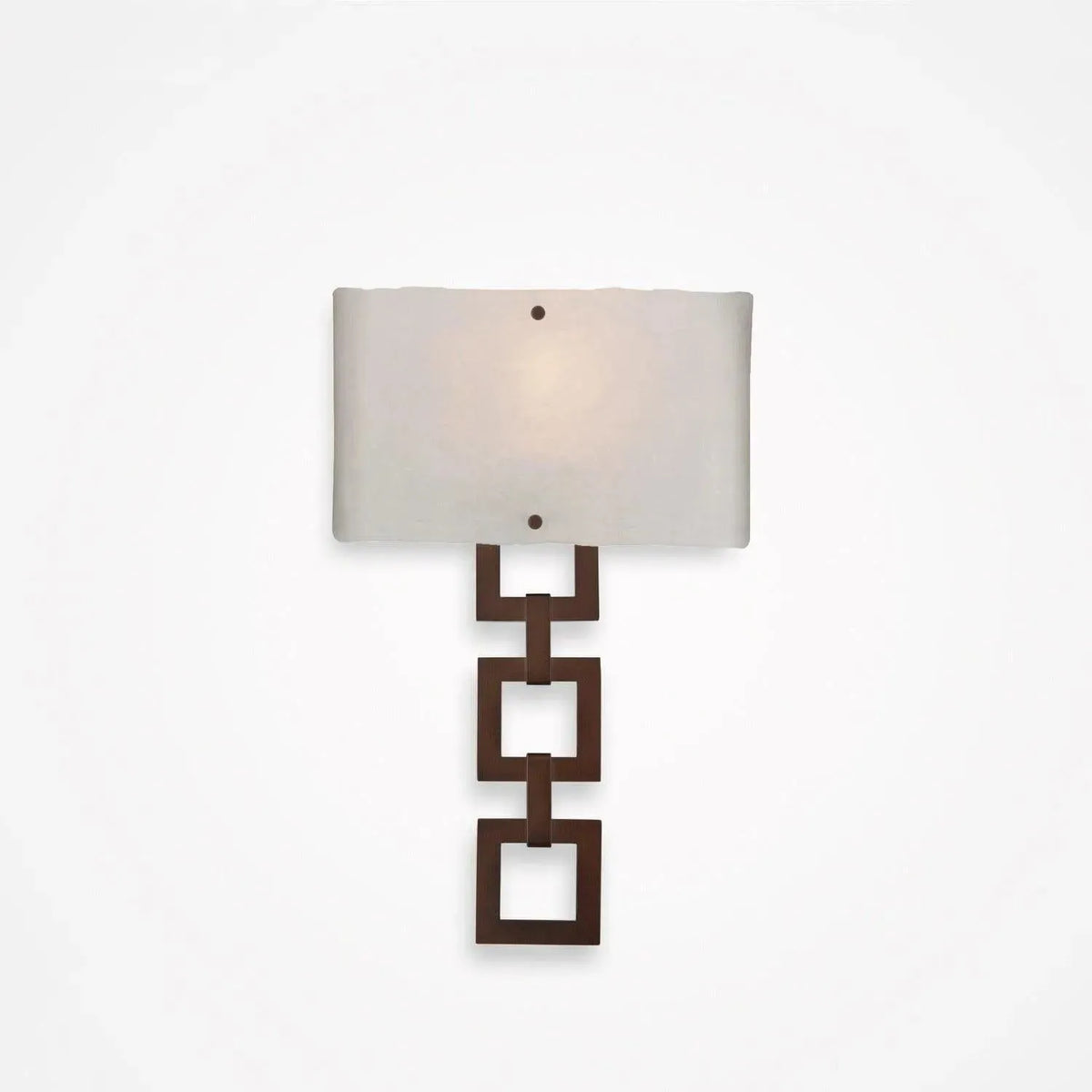 Hammerton Studio - Carlyle Square Link Cover Sconce - CSB0033-0B-RB-FG-E2 | Montreal Lighting & Hardware