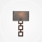 Hammerton Studio - Carlyle Square Link Cover Sconce - CSB0033-0B-RB-SG-E2 | Montreal Lighting & Hardware