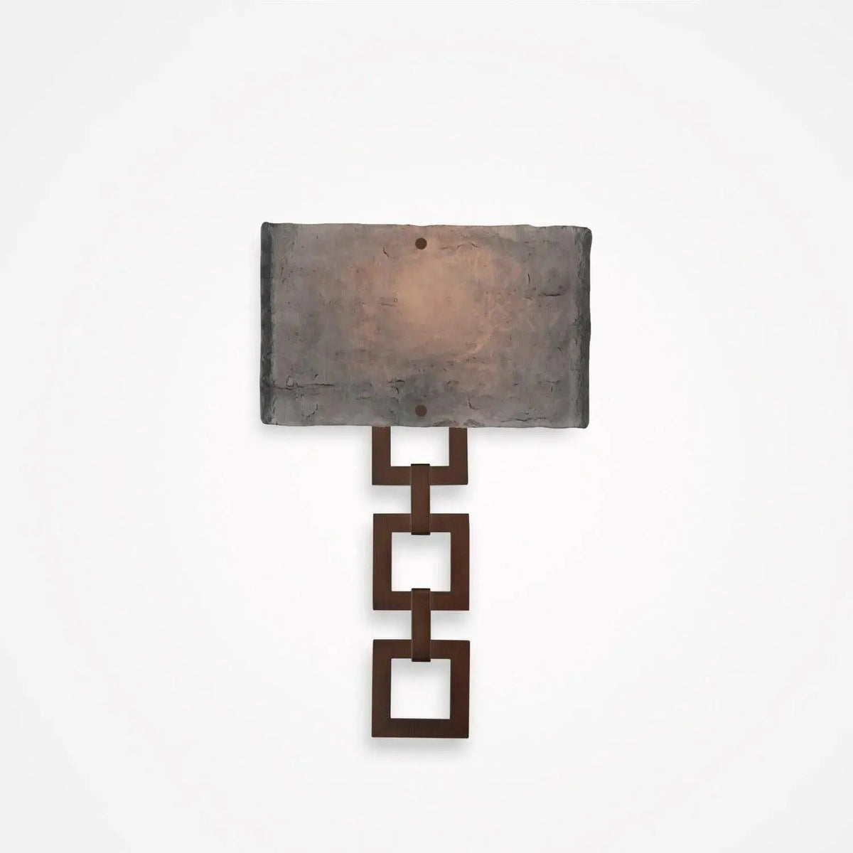 Hammerton Studio - Carlyle Square Link Cover Sconce - CSB0033-0B-RB-SG-E2 | Montreal Lighting & Hardware