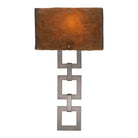 Hammerton Studio - Carlyle Square Link Cover Sconce - CSB0033-0B-SN-BG-E2 | Montreal Lighting & Hardware