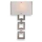 Hammerton Studio - Carlyle Square Link Cover Sconce - CSB0033-0B-SN-FG-E2 | Montreal Lighting & Hardware