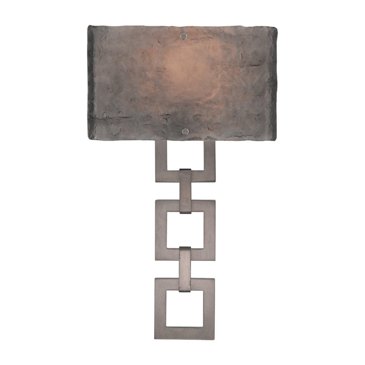 Hammerton Studio - Carlyle Square Link Cover Sconce - CSB0033-0B-SN-SG-E2 | Montreal Lighting & Hardware