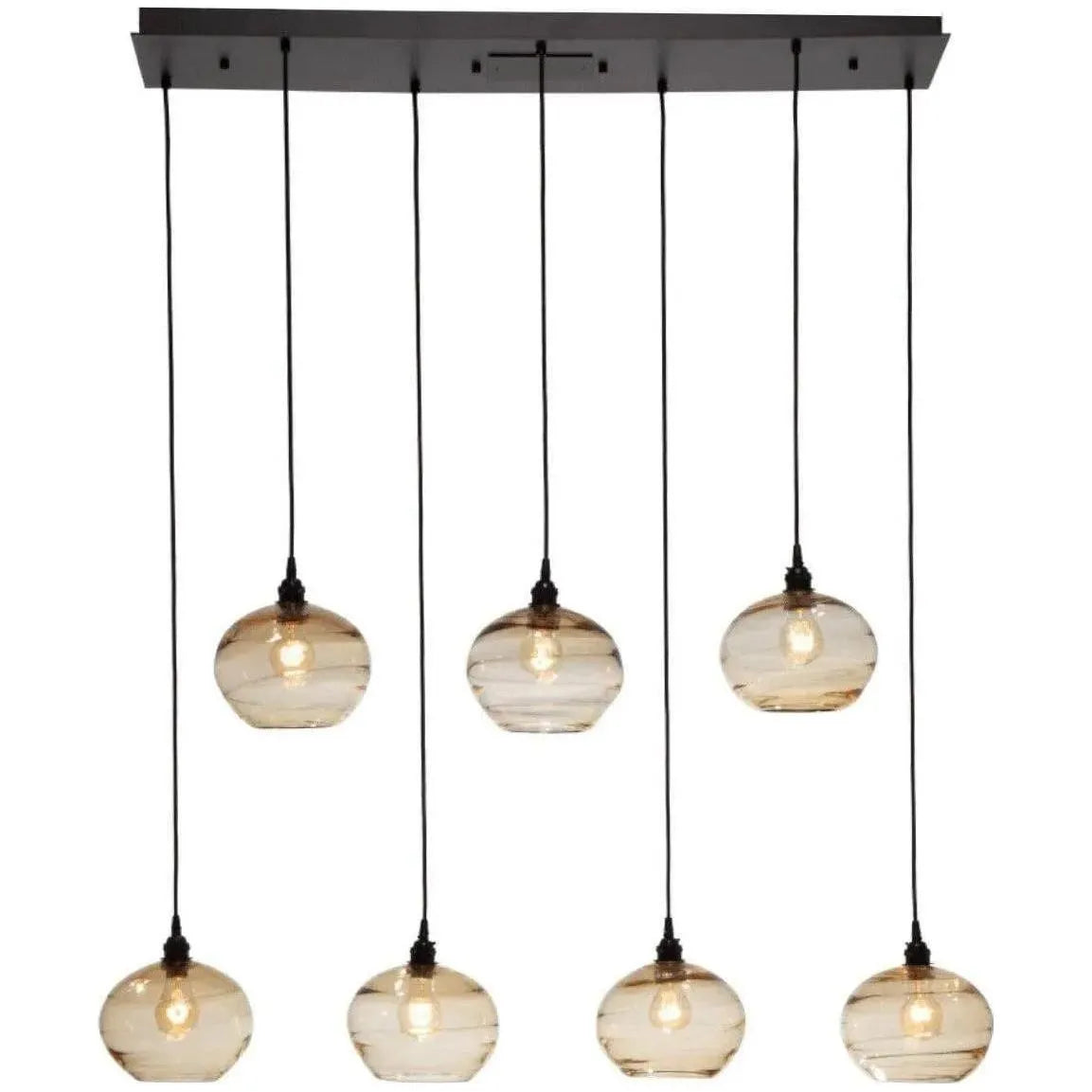 Hammerton Studio - Coppa Linear Multi-Port, 7-Light - PLB0036-07-BS-OA-C01-E2 | Montreal Lighting & Hardware