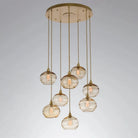 Hammerton Studio - Coppa Round Multi-Port, 11-Light - CHB0036-11-BS-OA-C01-E2 | Montreal Lighting & Hardware