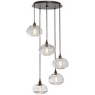 Hammerton Studio - Coppa Round Multi-Port, 5-Light - CHB0036-05-BS-OA-C01-E2 | Montreal Lighting & Hardware