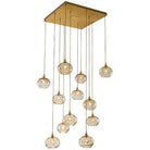 Hammerton Studio - Coppa Square Multi-Port, 12-Light - CHB0036-12-BS-OA-C01-E2 | Montreal Lighting & Hardware