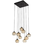 Hammerton Studio - Coppa Square Multi-Port, 9-Light - CHB0036-09-BS-OA-C01-E2 | Montreal Lighting & Hardware