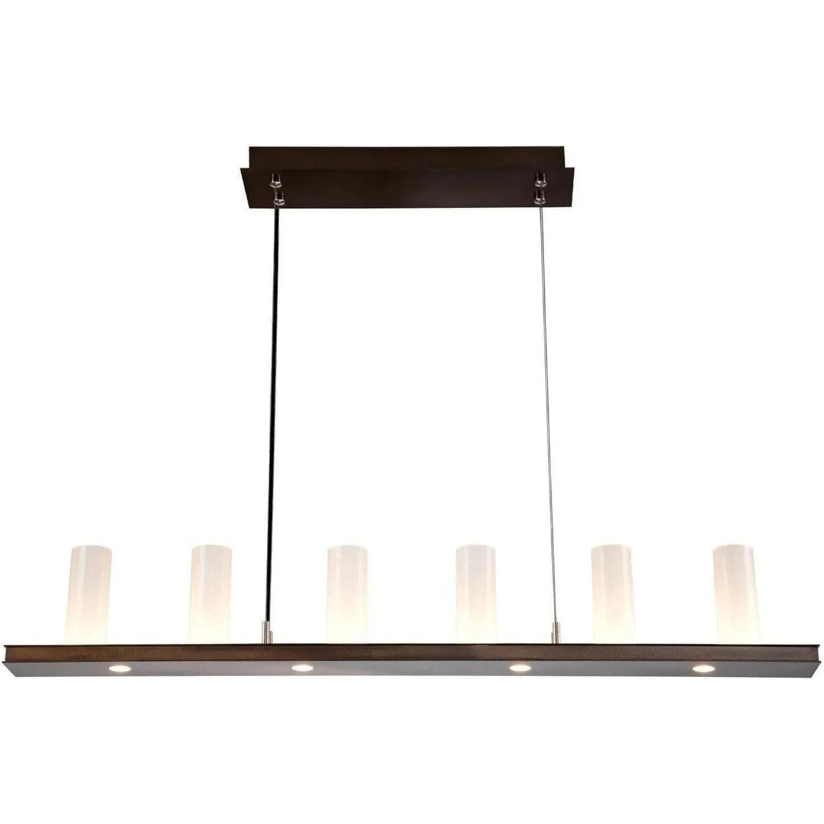 Hammerton Studio - Corona Linear Suspension, 44-Inch - PLB0033-0B-BS-FS-CA1-L1 | Montreal Lighting & Hardware