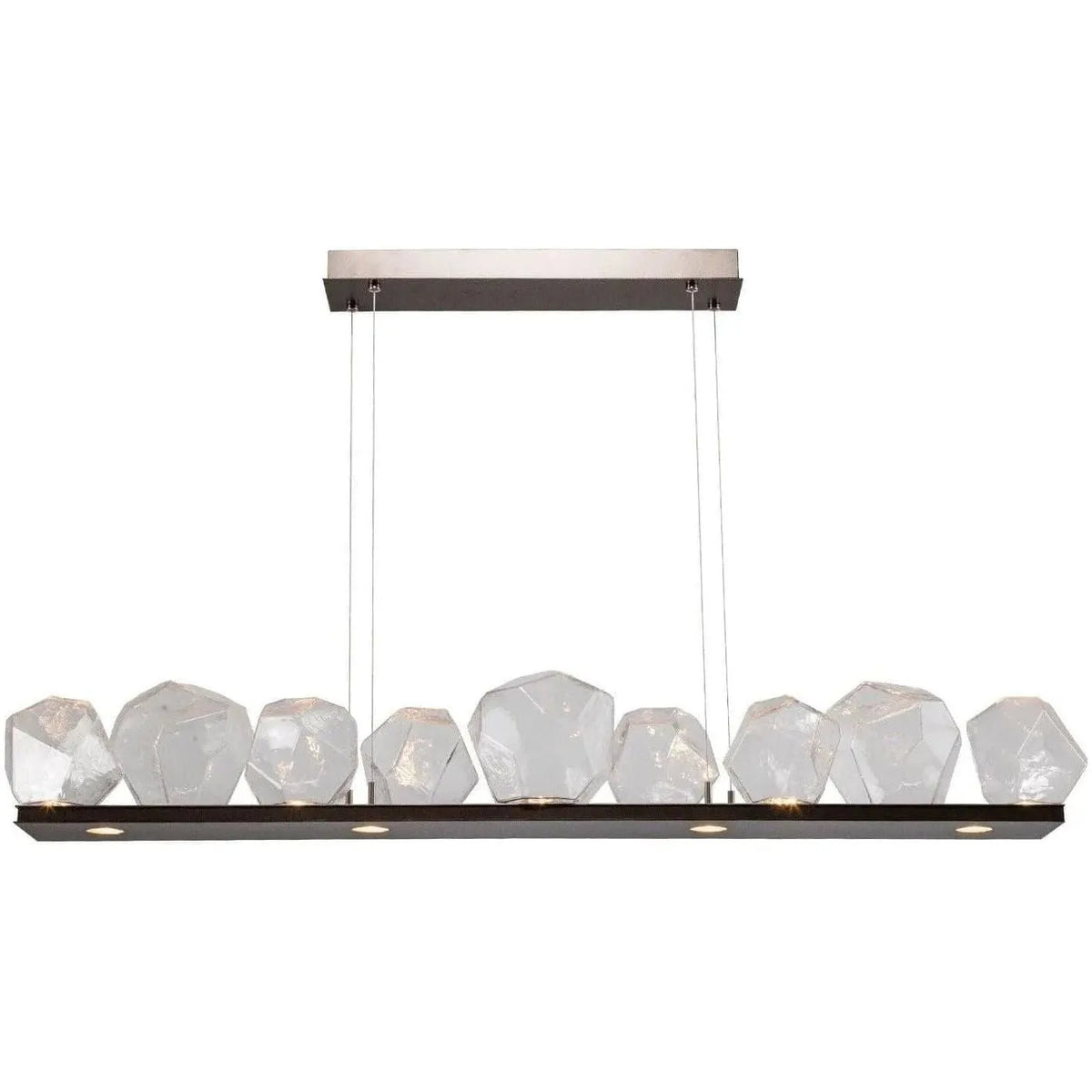 Hammerton Studio - Corona Linear Suspension, 44-Inch - PLB0033-0B-FB-FS-CA1-L1 | Montreal Lighting & Hardware
