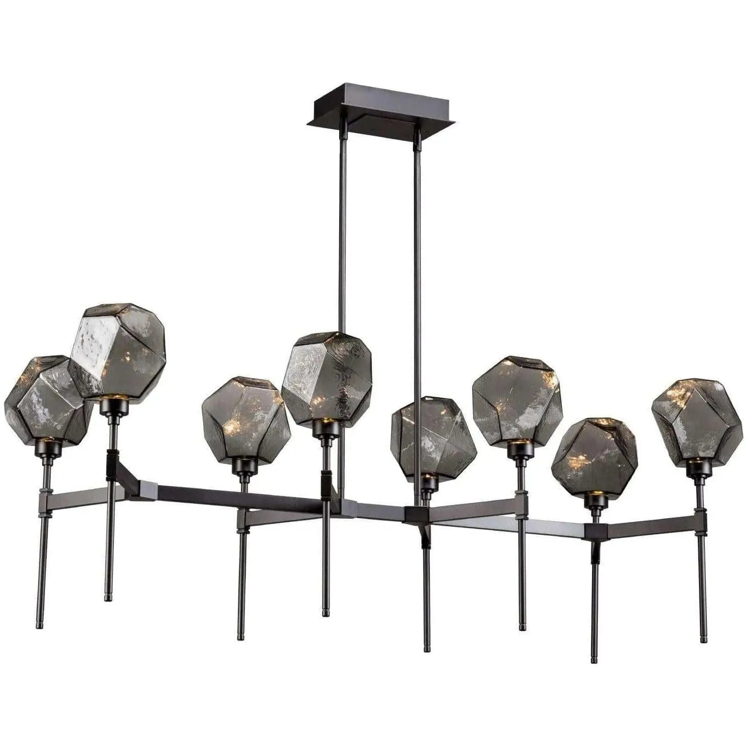 Hammerton Studio - Corona Linear Suspension, 44-Inch - PLB0033-0B-MB-LA-CA1-L1 | Montreal Lighting & Hardware