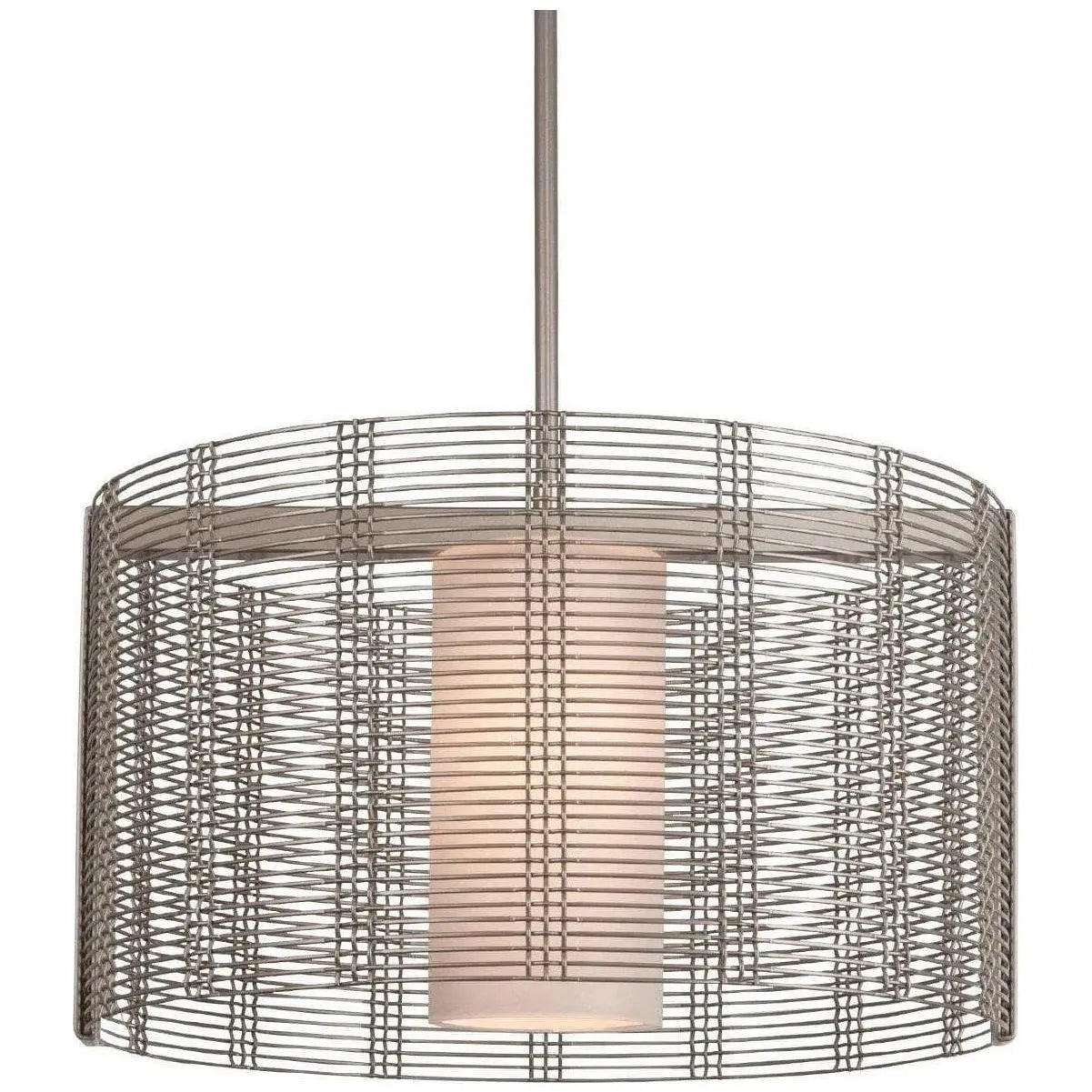 Hammerton Studio - Downtown Mesh Drum, 19-Inch - CHB0020-19-BS-F-001-L1 | Montreal Lighting & Hardware