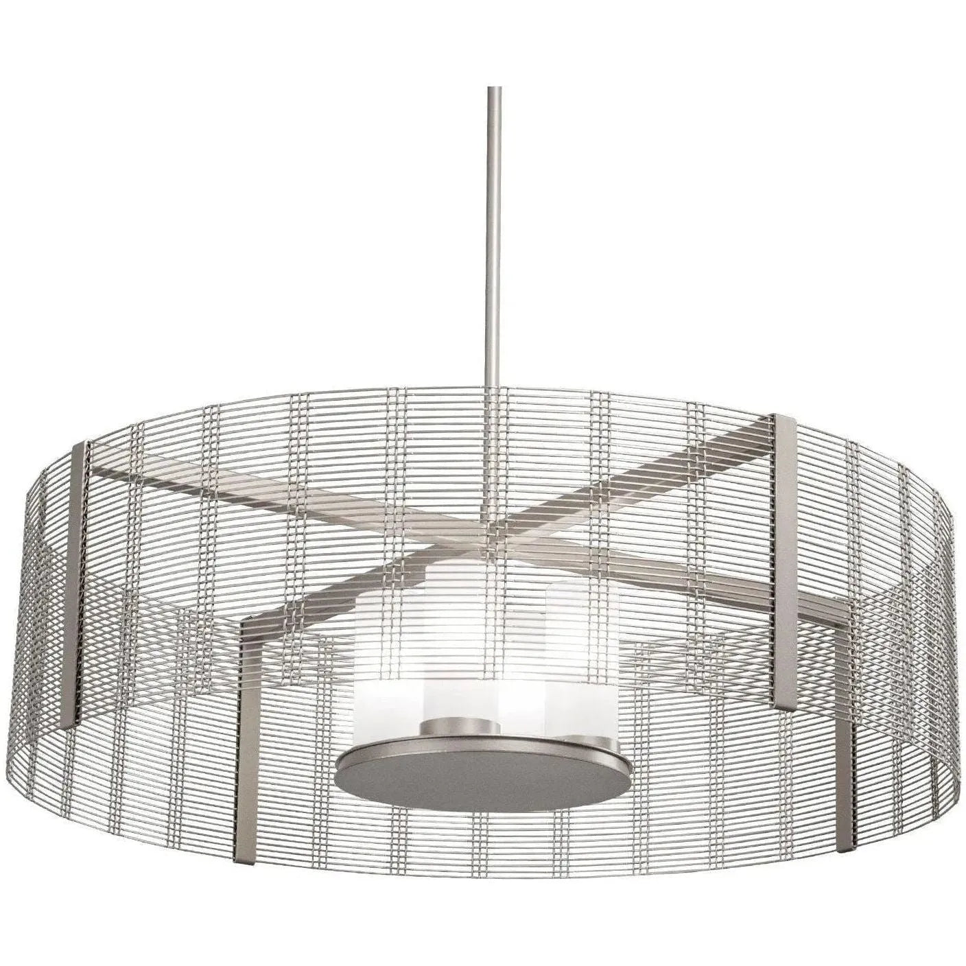 Hammerton Studio - Downtown Mesh Drum, 38-Inch - CHB0020-38-BS-F-001-L1 | Montreal Lighting & Hardware