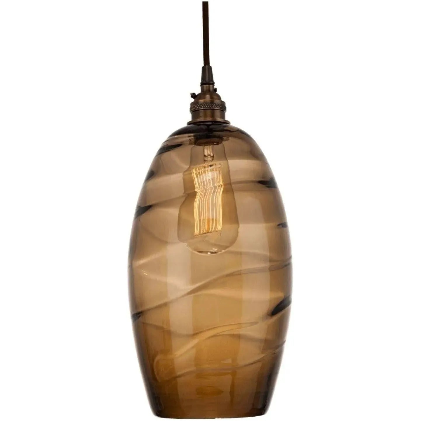 Hammerton Studio - Ellisse Pendant - LAB0035-01-BS-OC-C01-E2 | Montreal Lighting & Hardware